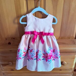 Floral Pink Kids Dress